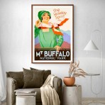 Retro Print | Mt Buffalo Holiday Spirit | A3 Retro Print | Mt Buffalo Holiday Spirit | A3